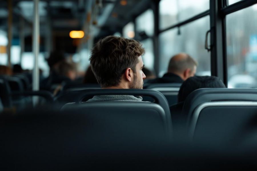 Christian Jonsson reser som en vanlig passagerare &ndash; men observerar allt.