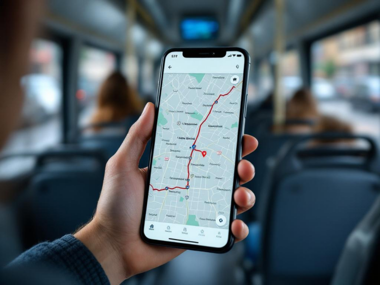 Mobilen är ett av våra värdefulla arbetsredskap under resan: här samlas noteringar, kartpositioner och underlag om gällande hastighetsgräns och bussens faktiska hastighet.